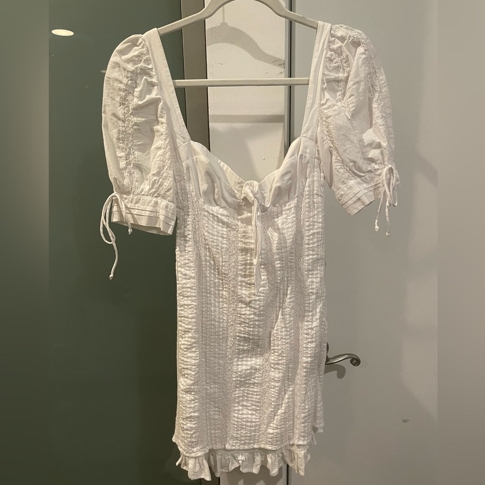 For Love & Lemons white lace dress